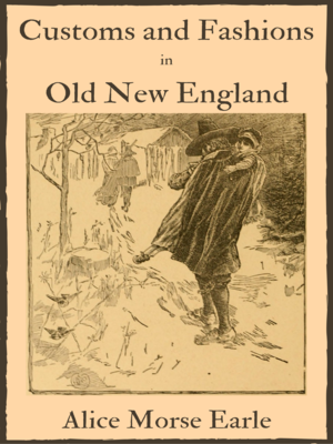 cover image of Customs and Fashions in Old New England